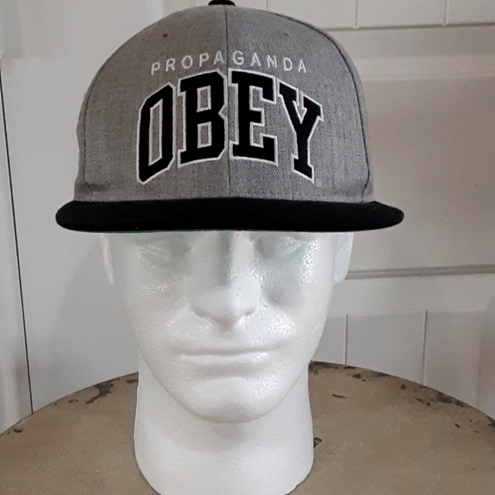 OBEY...propaganda, Wool Blend,  OSFA, Billed Snap Back Hat